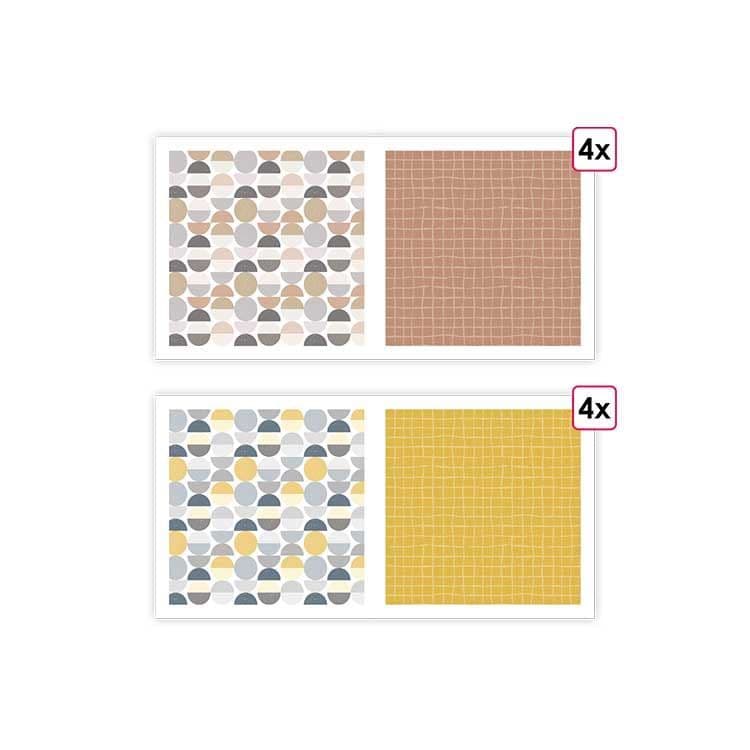 Designpapier A4 'Kleiner Kalender' (8 Stk.)