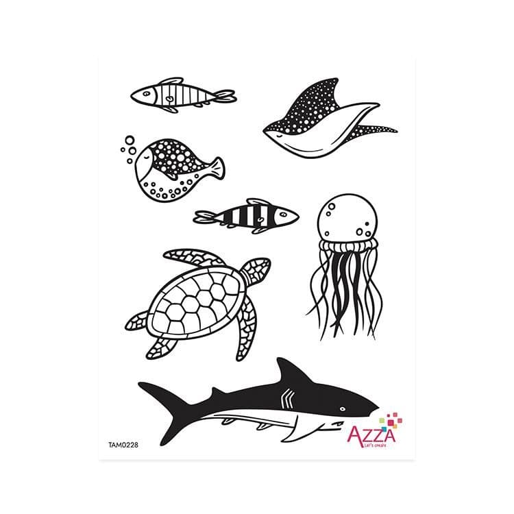 Diamantstempel 'Aquarium'