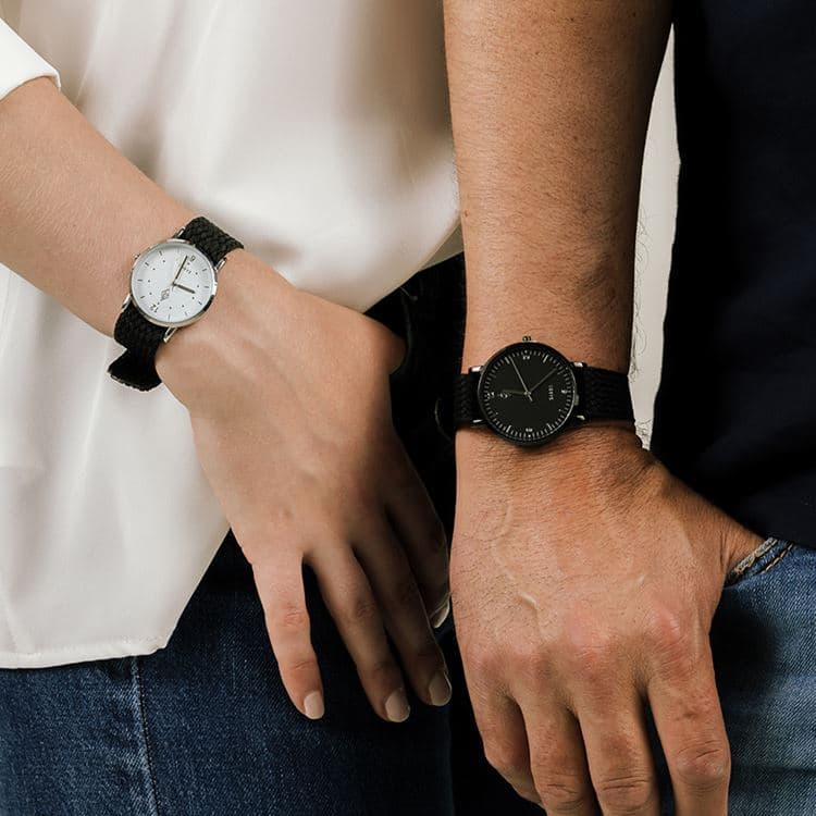 Bracelet montre, noir – Bild 2