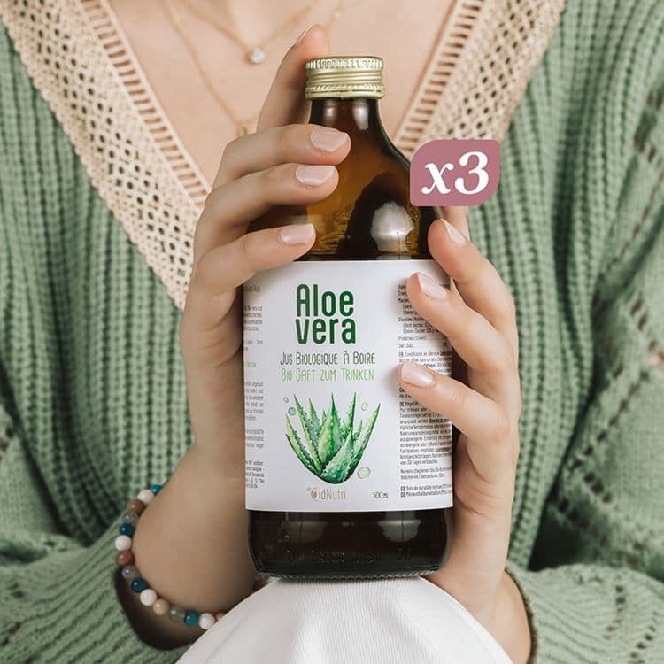 Aloe Vera Saft (DREI x 500 ml Flaschen)