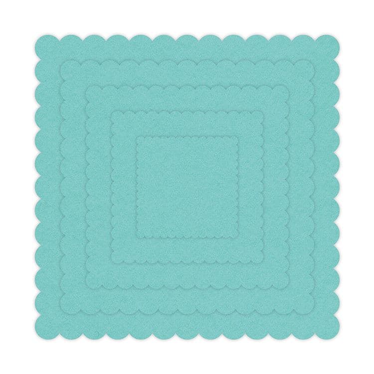 Konzentrische Stanzformen 'Rahmen mit Wellenrand' (4-12 cm) – Bild 2