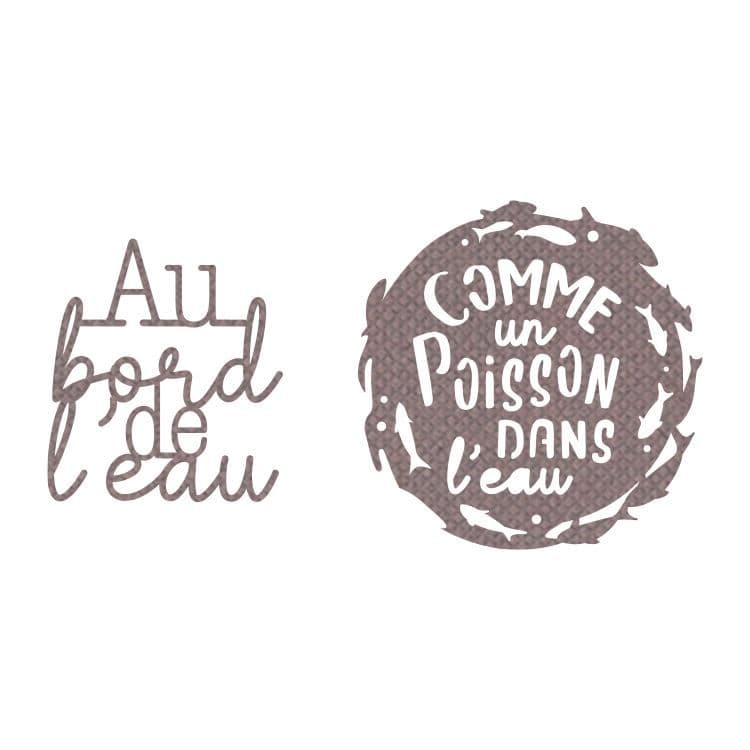 Stanzformen 'Mots sérénité aquatique'