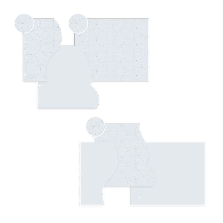 Set zugeschnittene Seiten 'New Delhi I'