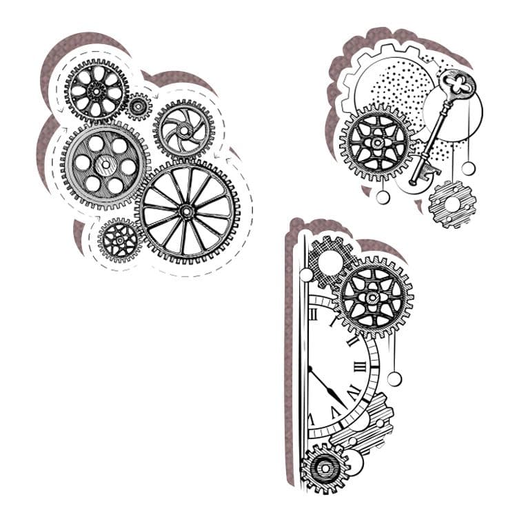 Stanzformen 'Zahnräder' (Kontur) – Bild 2