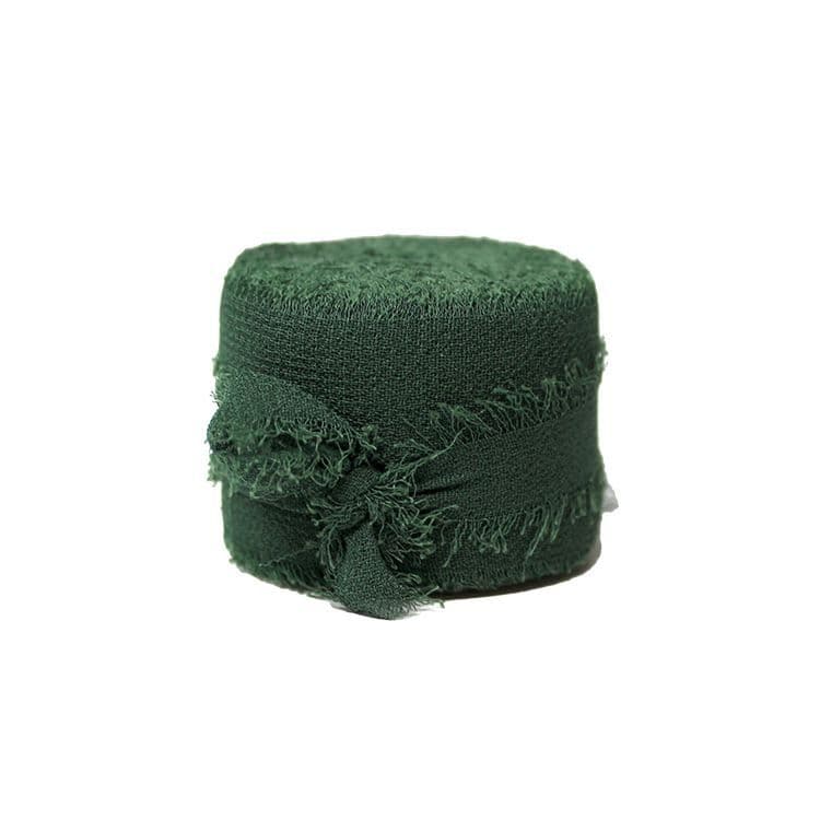 Chiffonband 'Tannengrün'