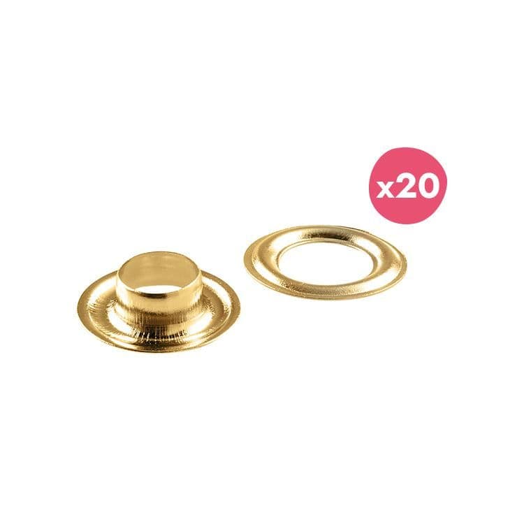 Ösen 3 mm 'Gold' (20 Stk.)