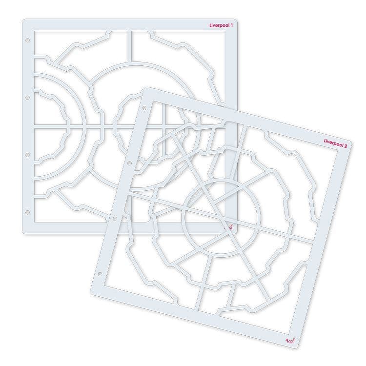 Fotoschablonen 'Liverpool' (30x30 cm)