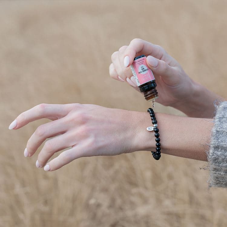 Armband Onyx & Lavastein – Bild 3