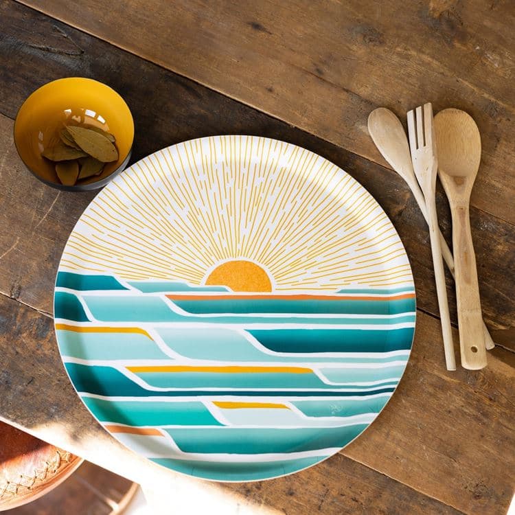 Tablett Sunrise – Sonnenuntergang – Bild 2