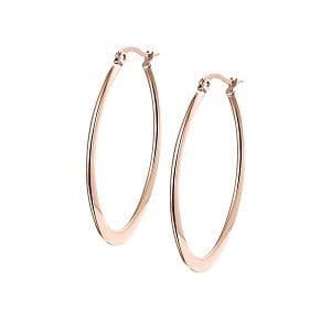 Boucles d'oreilles Oletta rose (M)