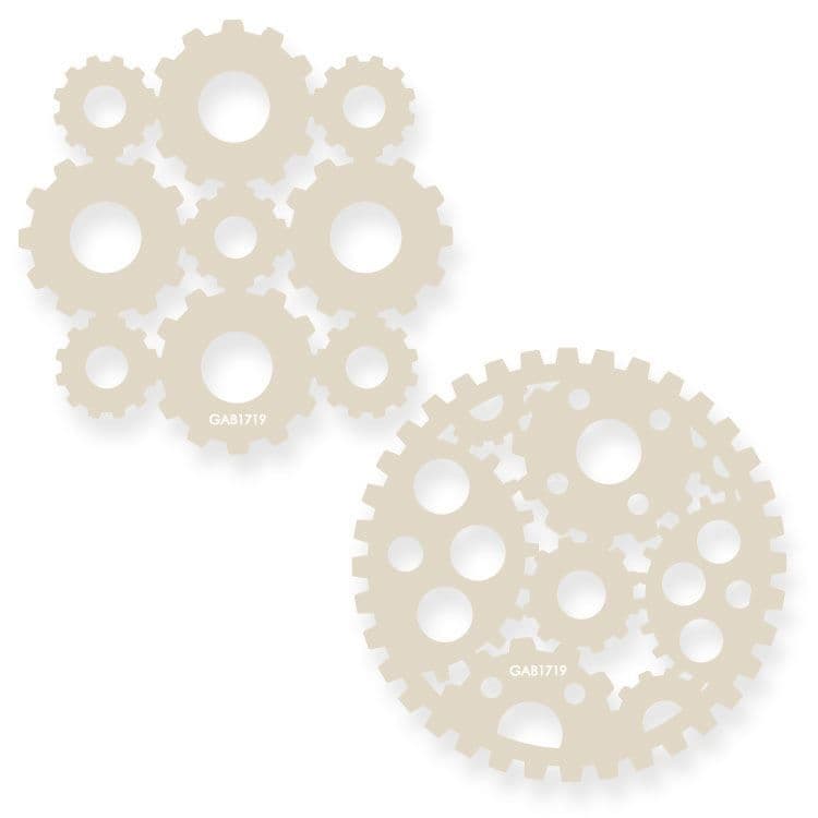 Randschablonen 'Zahnräder'
