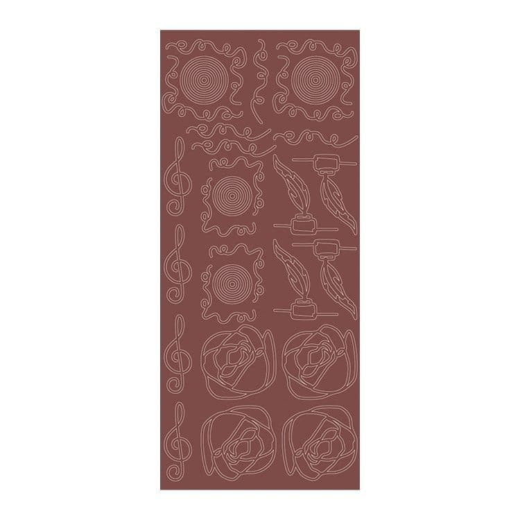 Konturenaufkleber ‘Lyrische Poesie’