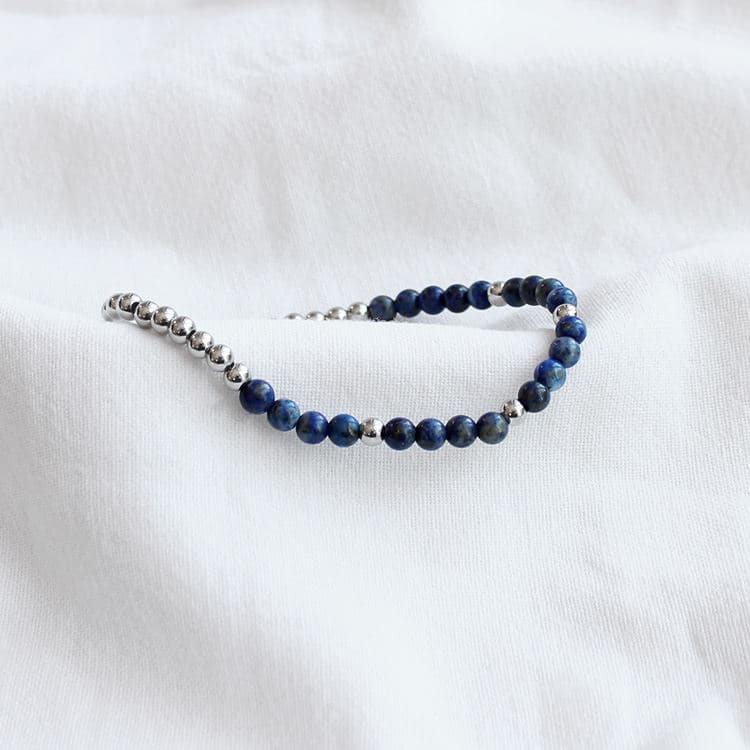 Armband Lapislazuli & Kugeln – Bild 2