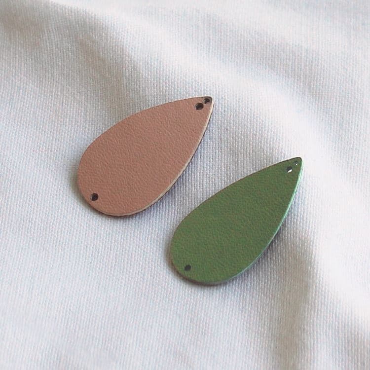 Cuir réversible BOU Elégantes Nude/kaki – Bild 2