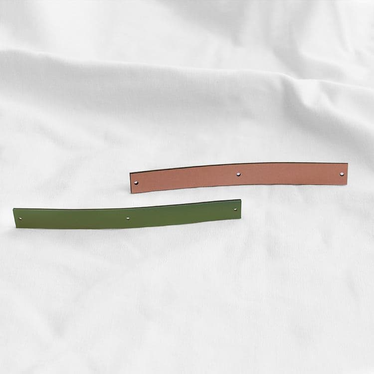 Cuir réversible BRA Elégantes nude/kaki – Bild 2