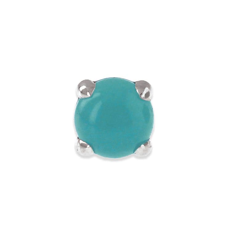 Bouton à visser perle turquoise – Bild 2