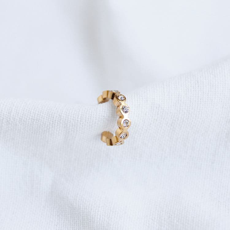 Bague d'oreilles strass Do – Bild 2