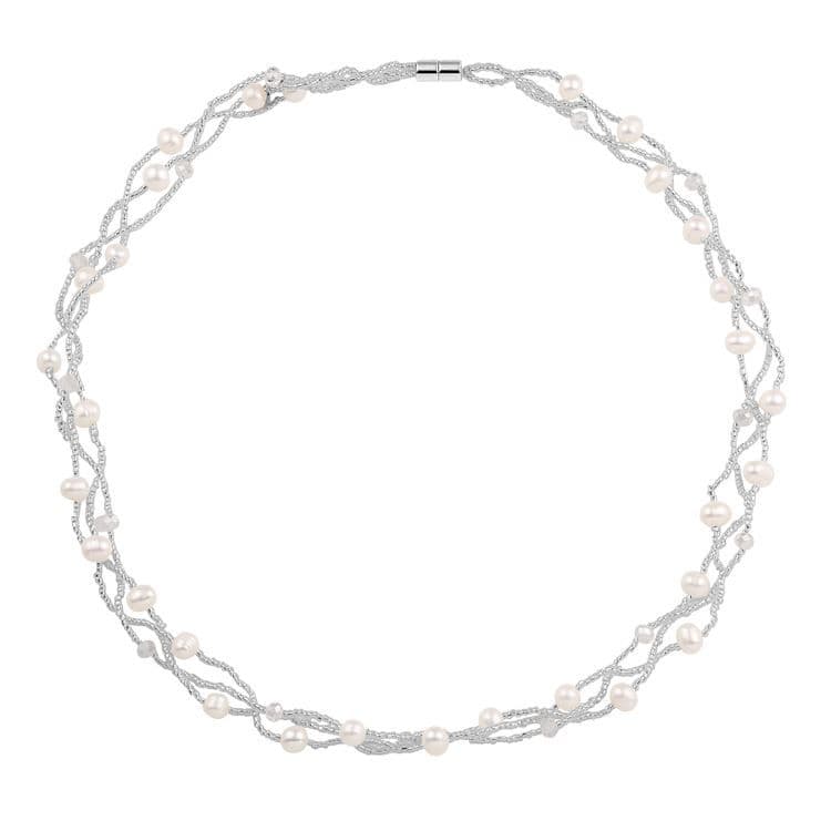 Collier AMANDINE BLANC