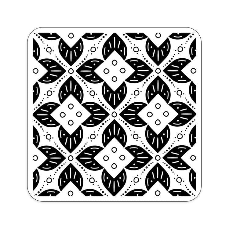 Beidseitige Prägeform 'Künstlerische Symbole (15x15 cm)