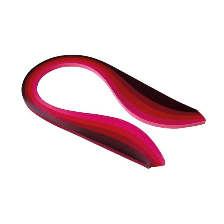 Set Quilling-Papier ‘Rot-Rosa’