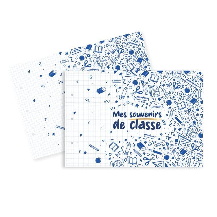 Duo Deckel gelocht A4 'Photos de classe'