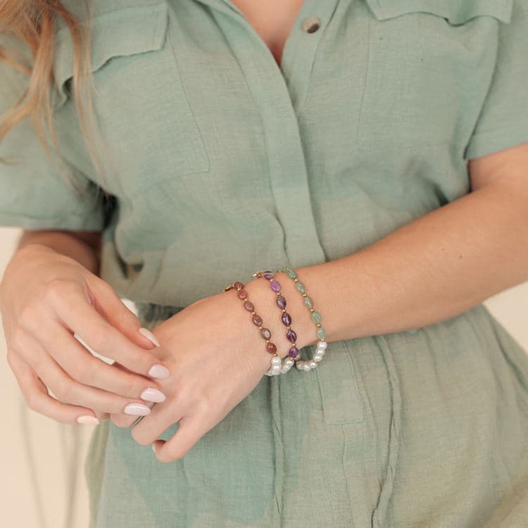 Bracelet GALA violet – Bild 2