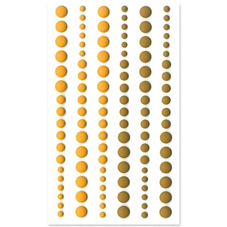 Matte Harzperlen 'Haselnuss'