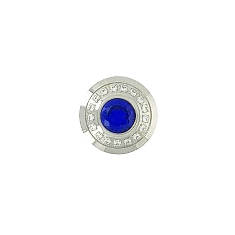 Bouton à visser strass bleu – Bild 2
