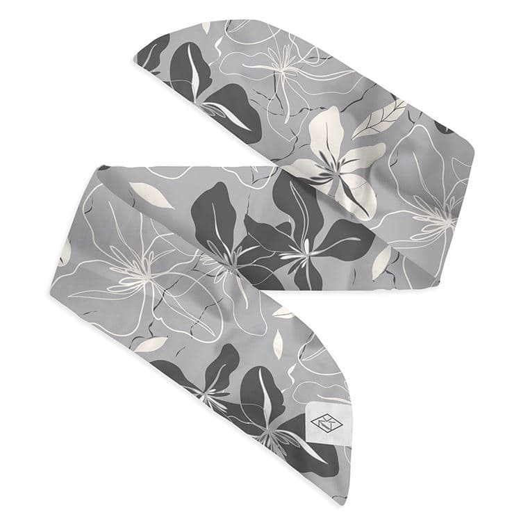 Bracelet satin pour montres gris fleuri – Bild 2