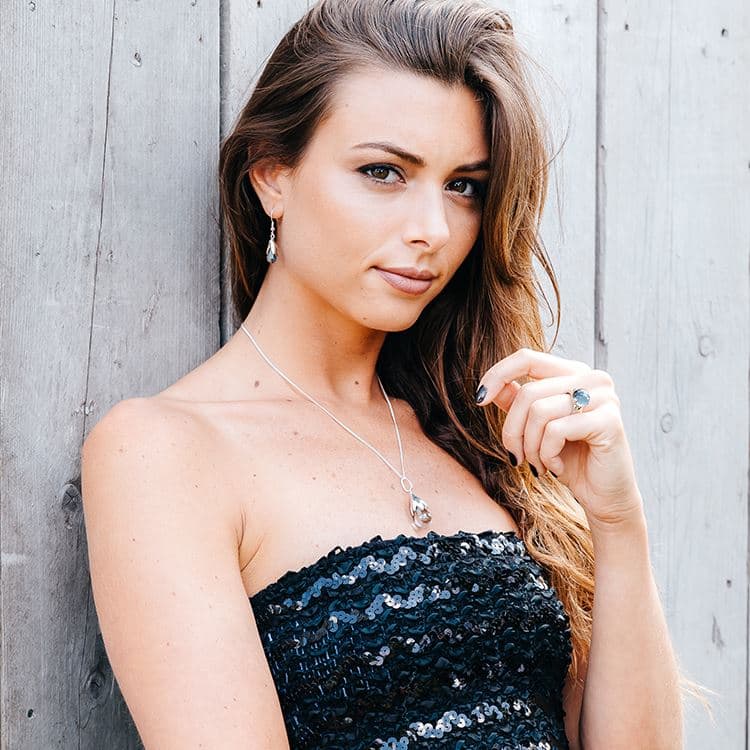 Bouton à visser perle grise – Bild 2