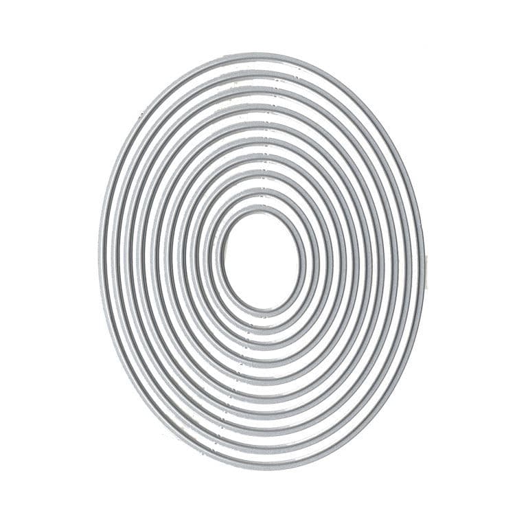 Konzentrische Stanzformen 'Ovale'