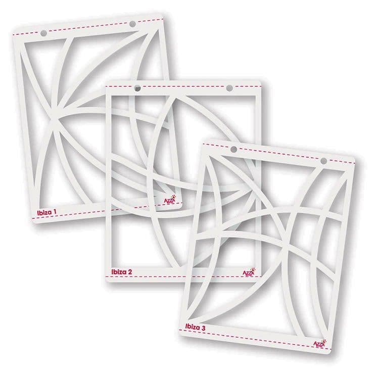 Akkordeon Schablonen 'Ibiza' (10x15)