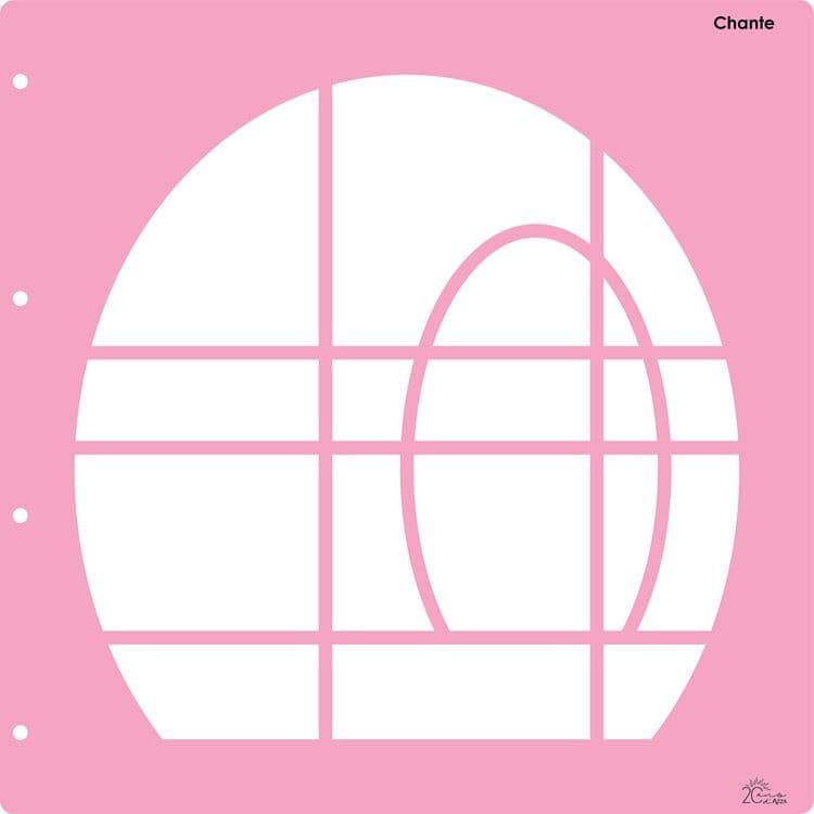 Fotoschablone Kollektor 'Chante' (30x30 cm)