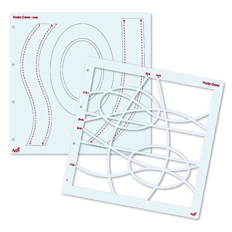Gemischte Fotoschablonen 'Punta Cana' (30x30cm)