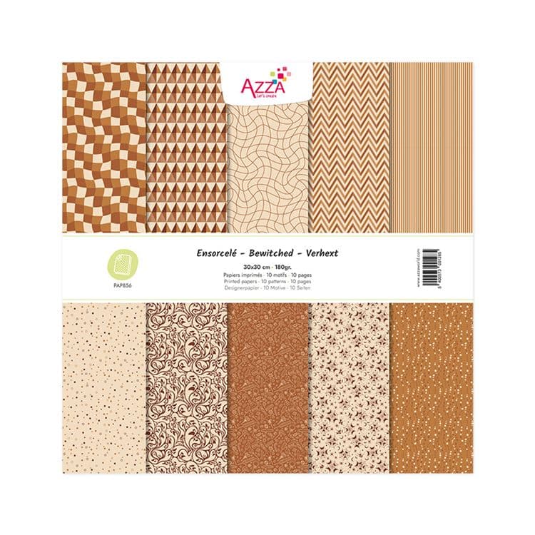 Designerpapierblock 30x30 ‘Verhext’ – Bild 2