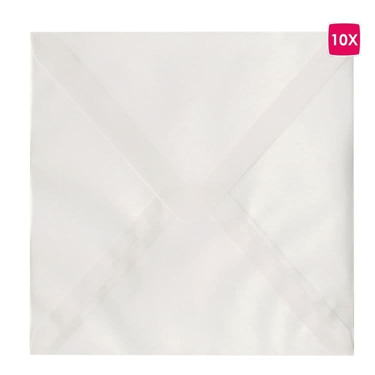 Umschläge 15x15 'Pergament' (10 Stk.)