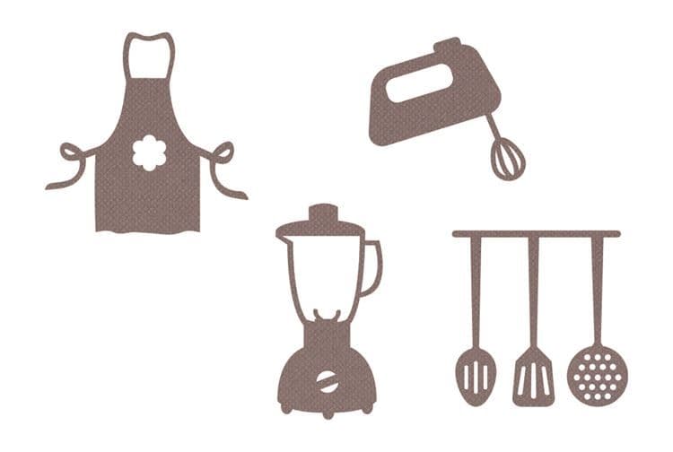 Stanzformen ‘In der Küche’