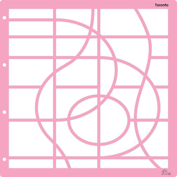 Fotoschablone Kollektor 'Toronto' (30x30 cm)