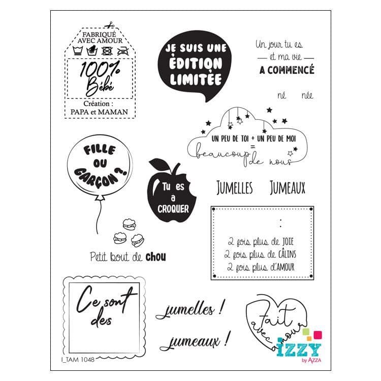 Diamantstempel 'Mini mots naissance' 🇫🇷