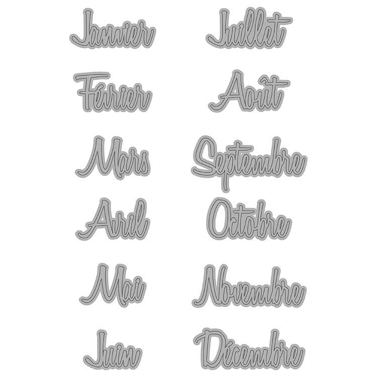 Matrices de découpe 'Mots calendrier' 🇫🇷 – Bild 2