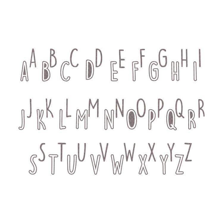 Stanzformen ‘Titel Alphabet’