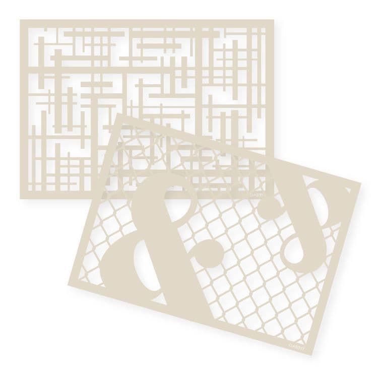 Texturschablonen ‘Grafische Momente’