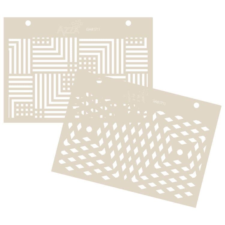 Texturschablonen ‘Geometrische Scherben’