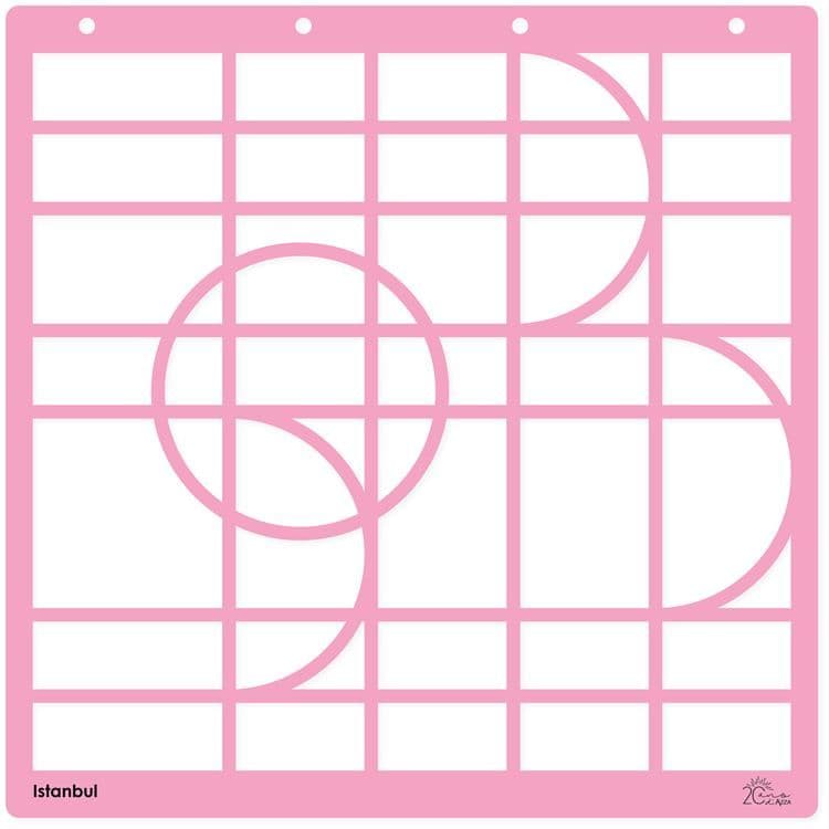 Fotoschablone Kollektor 'Istanbul' (30x30 cm)