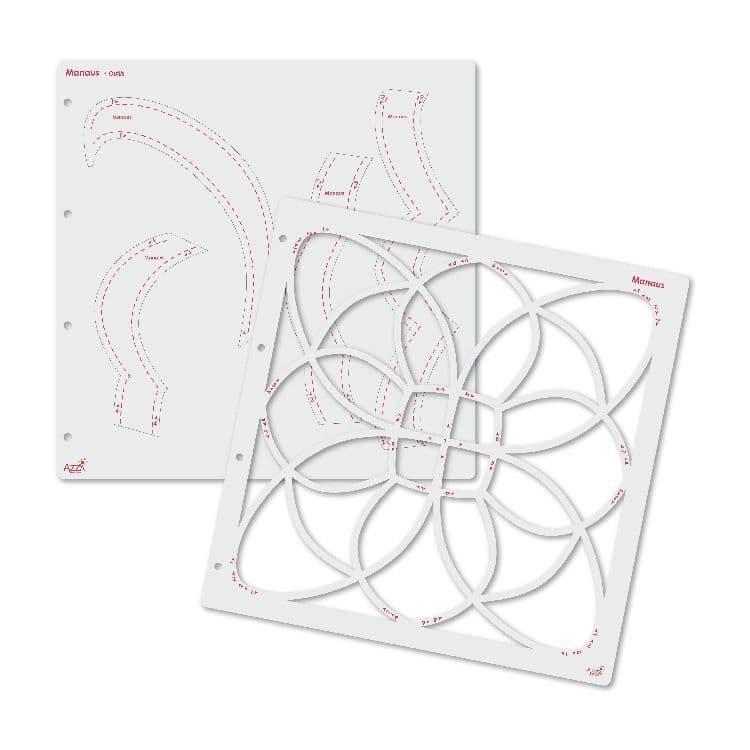 Gemischte Fotoschablonen 'Manaus' (30x30cm)