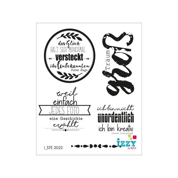 Rubinstempel 'Sprüche II'