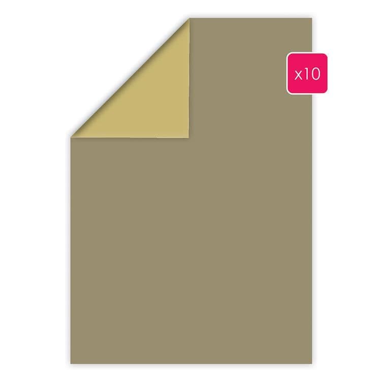 Duopapier A4 'Flechte - Unterholz' (10 Stk.)