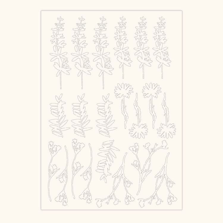 Konturenfiguren A4 'Etamine'